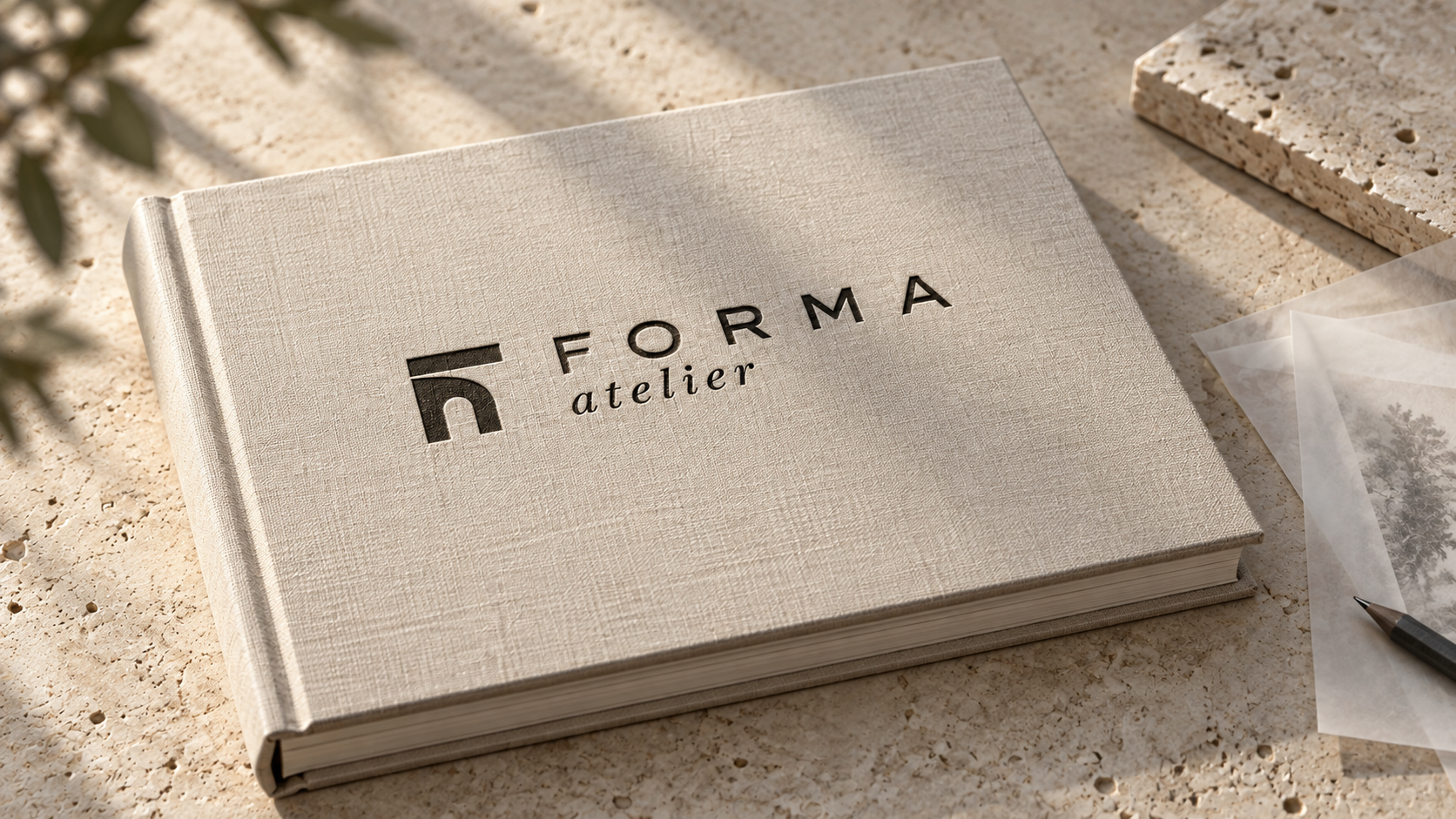 Визуализация фирменных носителей FORMA Atelier