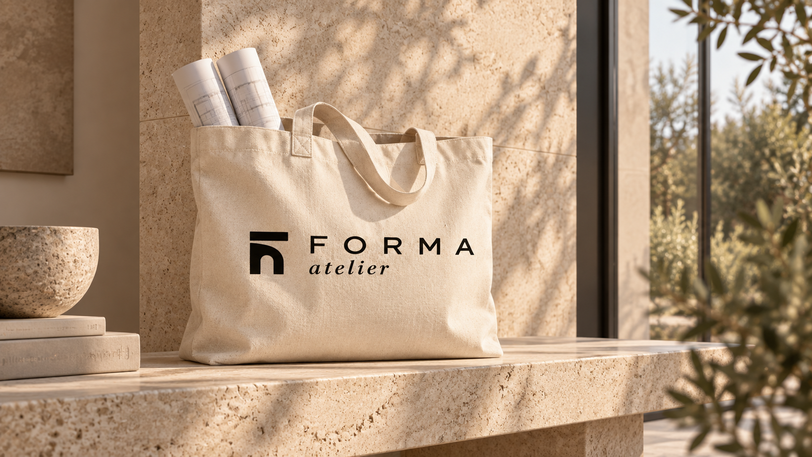 Визуализация фирменного стиля FORMA Atelier