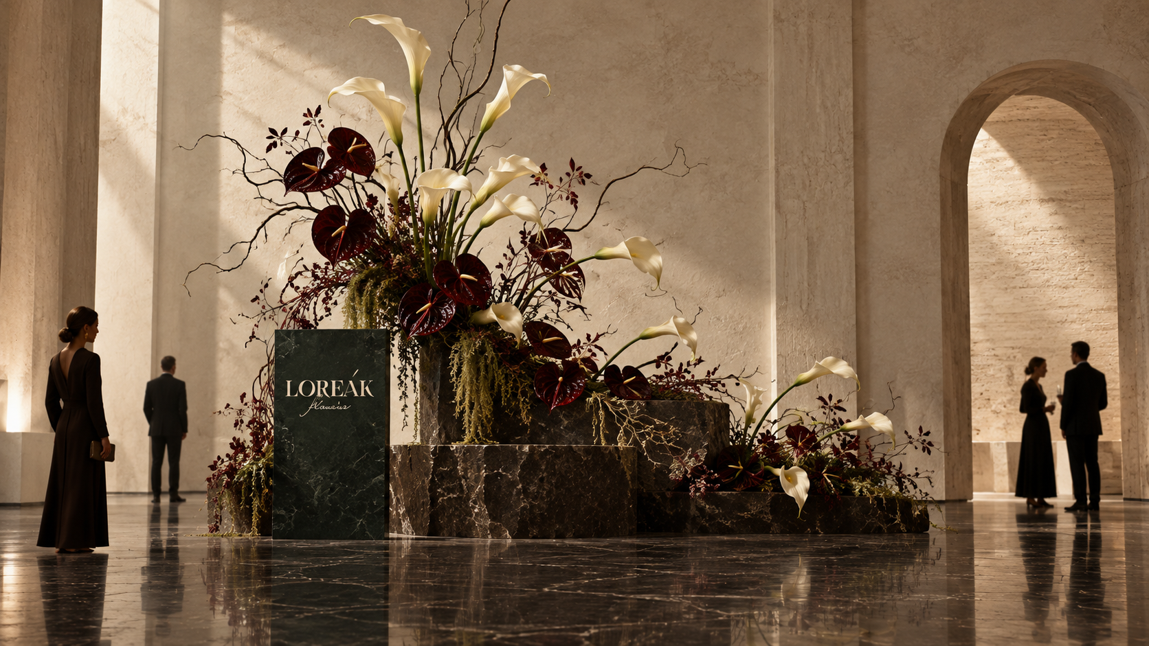 Финальная сцена: знак «LOREÁK Flowers»