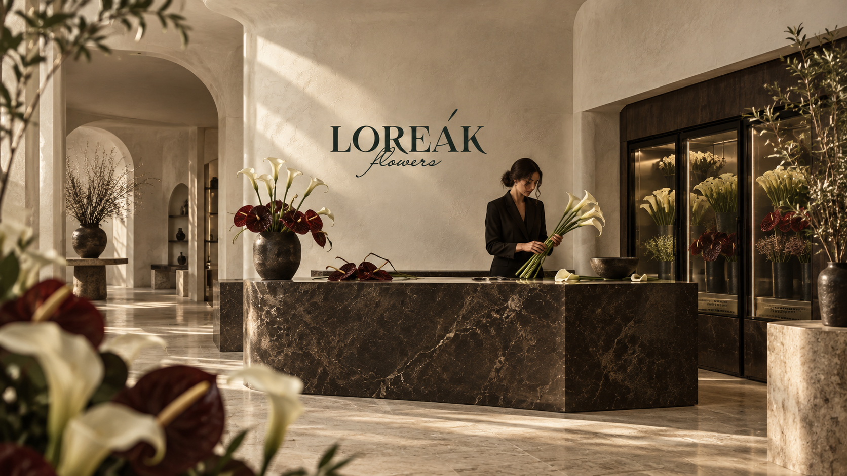 Визуализация бренда «LOREÁK Flowers»