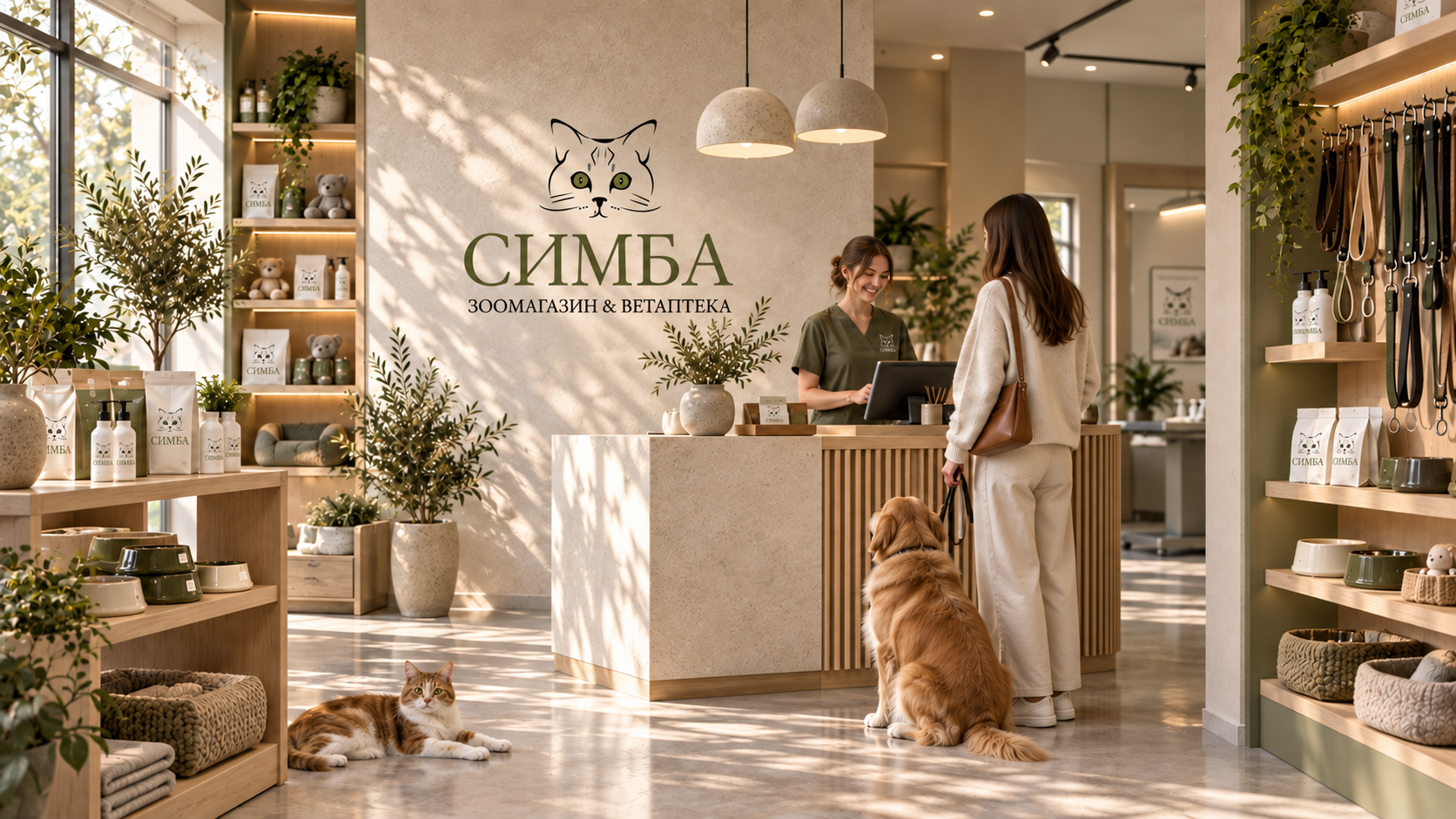 Финальная сцена: забота, свет и знак SIMBA