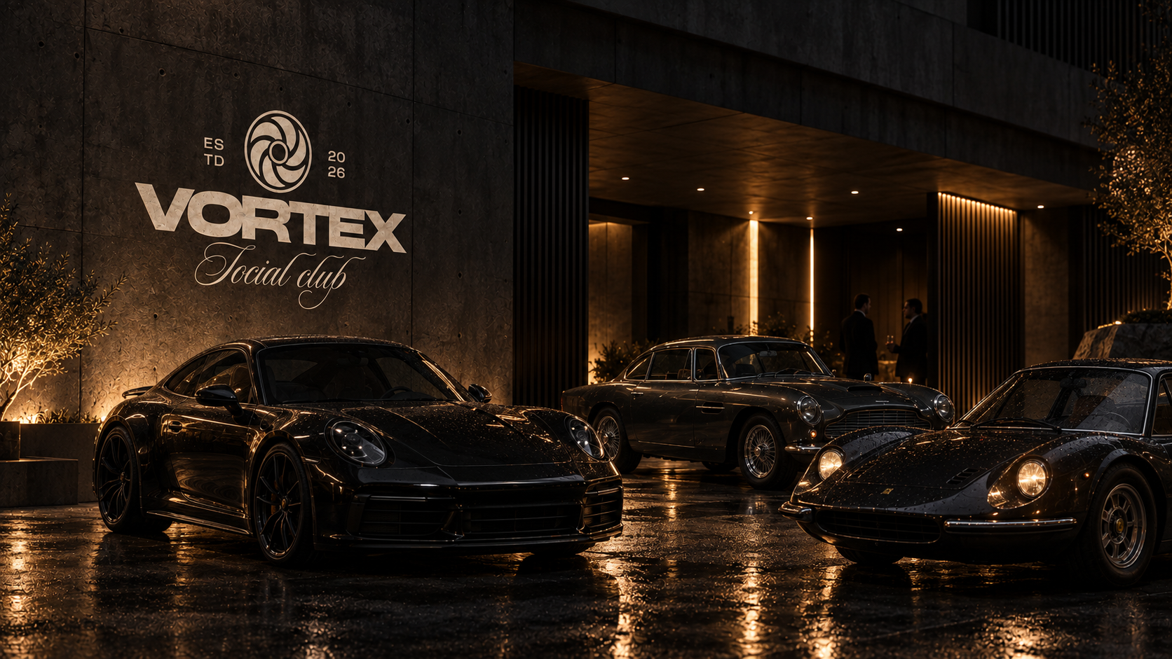 Финальная сцена: автомобиль, металл и знак VORTEX