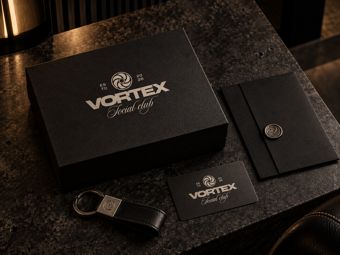 Визуализация фирменного стиля VORTEX